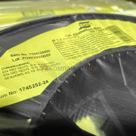 Проволока сварочная ESAB OK AlumaRod 4043