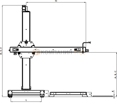 Сварочный центр ESAB CaB 300S 4x4 in complete set в комплекте