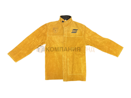 Куртка сварщика кожаная ESAB Proban/Leather Front Welding Jacket Куртка сварщика кожаная ESAB Proban/Leather Welding Jacket