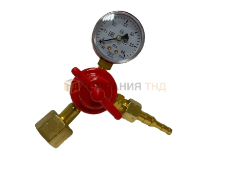 Редуктор пропановый газовый баллонный Промтехкомплект БПО-5-2. Артикул 2117602