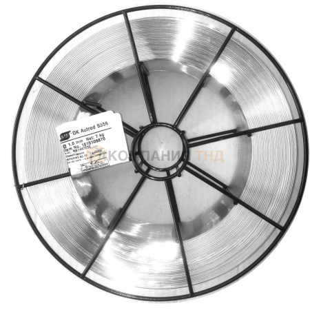 Сварочная проволока сплошного сечения ESAB OK Autrod 5356 (OK Autrod 18.15) для дуговой сварки алюминия в среде защитных газов Проволока сварочная ESAB OK Autrod 5356 (OK Autrod 18.15)