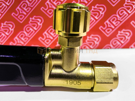 Горелка ацетиленовая KRASS Г2С-Мини (с универсальным ниппелем 6/9) цельнотянутые нак.№ 0, 1, 2