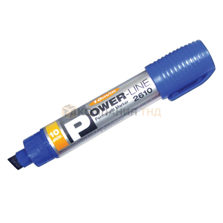 Маркер перманентный Line Plus PER-2610 синий, скошенный, 10мм, PER-2610 (207980)