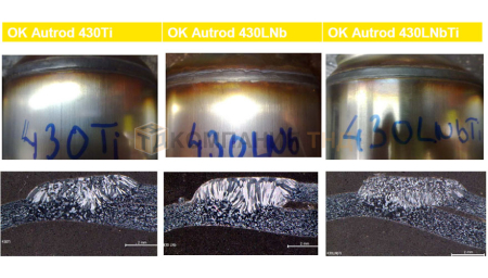 Сплошная сварочная проволока ESAB OK Autrod 430LNbTi для сварки нержавеющих сталей Проволока сварочная ESAB OK Autrod 430LNbTi