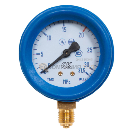 Манометр кислородный KRASS 20/31,5 МПа, 63 мм, G1/4" (2190305PV)