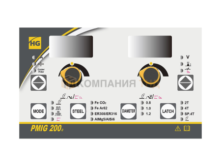 Сварочный аппарат HUGONG PMIG 200 III для полуавтоматической MIG/MAG сварки Сварочный аппарат HUGONG PMIG 200 III