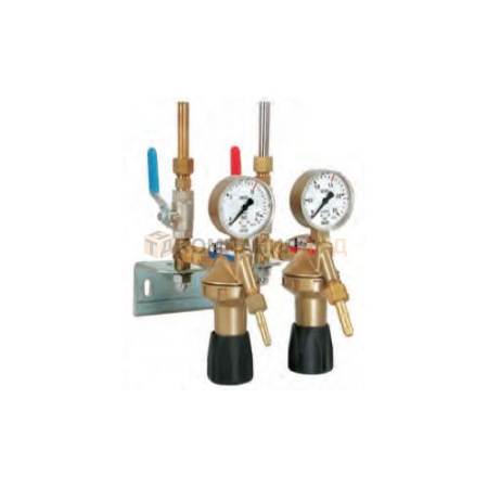 Редуктор сетевой GCE Dinset Кислород/Пропан; вх. G3/8", вых. G1/4", G3/8"LH (14096154)
