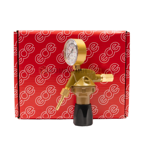 Редуктор сетевой GCE Dinline Кислород; -/10 бар; вх. G3/8", вых. G1/4"