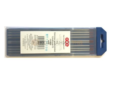 Электроды GCE WT-20 (Красные) вольфрамовые