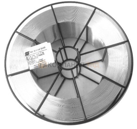 Сварочная проволока сплошного сечения ESAB OK Autrod 5356 (OK Autrod 18.15) для дуговой сварки алюминия в среде защитных газов Проволока сварочная ESAB OK Autrod 5356 (OK Autrod 18.15)