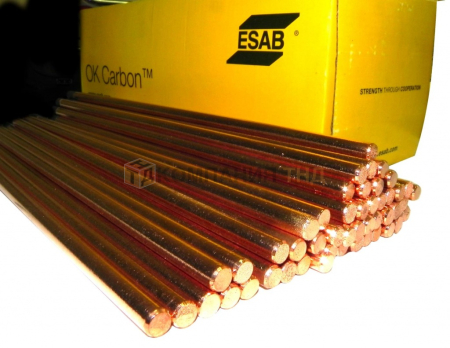 Электроды угольные ESAB ArcAir DC омеднённые (OK Carbon)