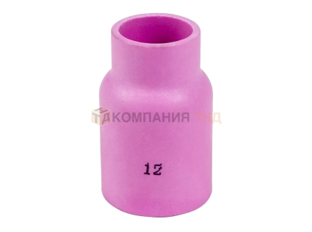 Сопло керамическое КЕДР TIG-17–18–26 PRO/EXPERT № 12 / Ø 19,0 мм большая газовая линза (8004871)