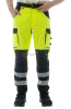Брюки сигнальные BRODEKS KS309, желтый/черный