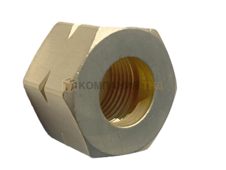 Гайка накидная GCE W21.8x1/14" LH (Латунь) (5 шт.)