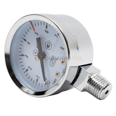 Манометр кислородный KRASS 5/8 МПа, 50 мм, NPT1/4