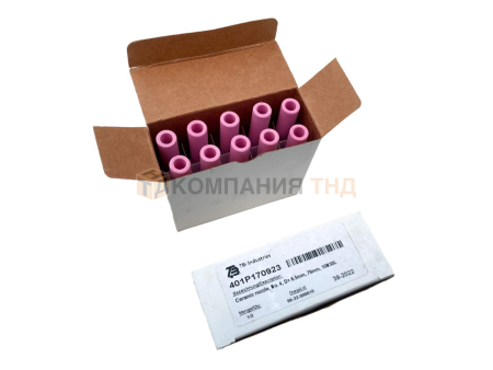Сопло керамическое ESAB Ceramic nozzle, No. 4, D= 6.5мм, 76мм, 10N50L Сопло керамическое ESAB Ceramic nozzle, No. 4, D= 6.5мм, 76мм, 10N50L