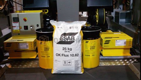 Сварочный флюс ESAB OK FLUX 10.62 для сварки  особо ответственных изделий из конструкционных углеродистых, низко- и легированных, теплоустойчивых и высокопрочных сталей Флюс сварочный ESAB OK FLUX 10.62