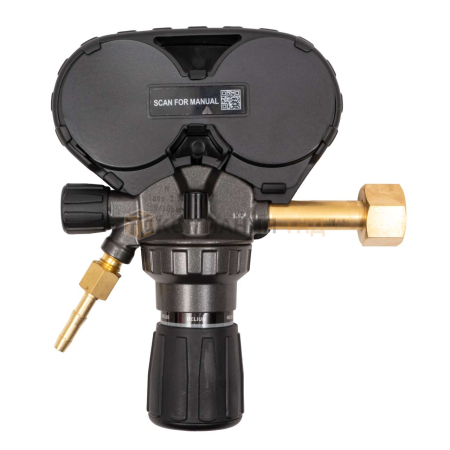 Редуктор гелиевый GCE ProControl HE -  Гелий; 200/10 бар; вх. W 21,8x1/14"; вых. G1/4";