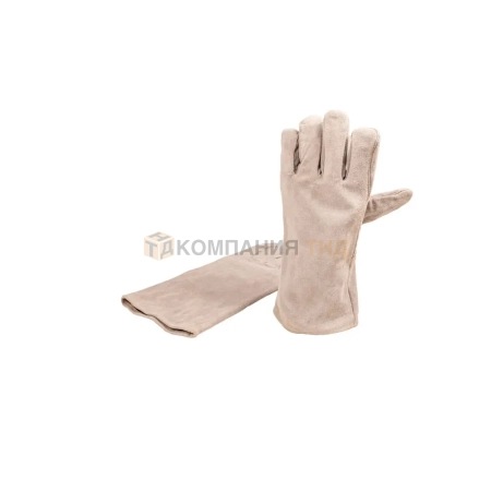 Перчатки сварочные КЕДР КС-10 ОПТИМУМ, серые (8007388)