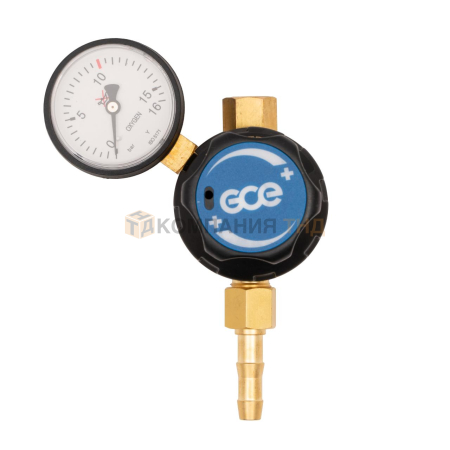 Регулятор специальный сетевой GCE UC700 (СКО-10) кислородный сетевой 25/10бар вх.G3/8"/вых.G3/8", 60 Нм3/час (0781831)
