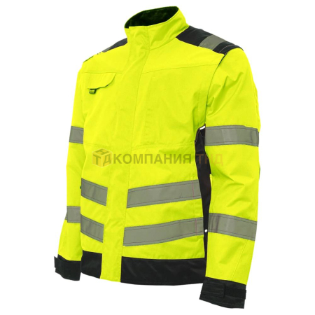Куртка сигнальная BRODEKS KS225, желтый/черный (S) (KS225YELLOWS)
